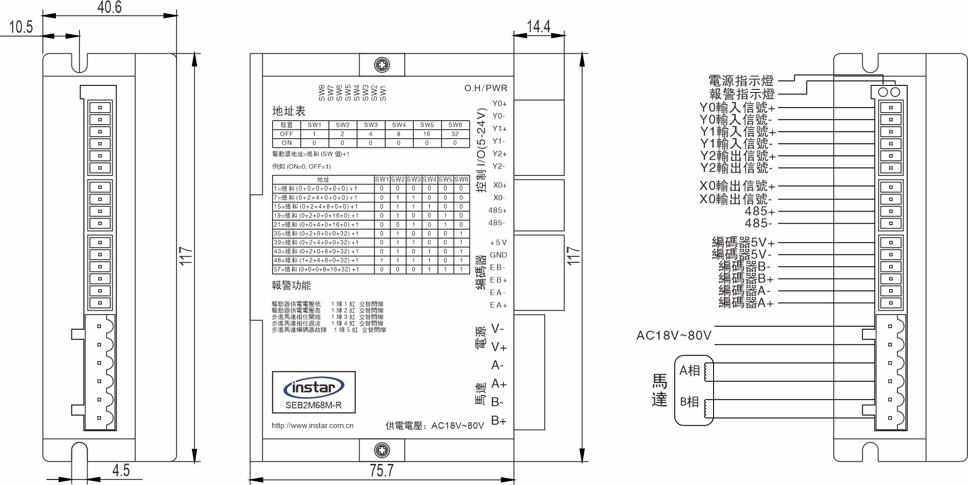 RS484總線閉迴路步進驅(qū)動器 SEB2M68M-R RS484總線閉迴路步進驅(qū)動器 SEB2M68M-R