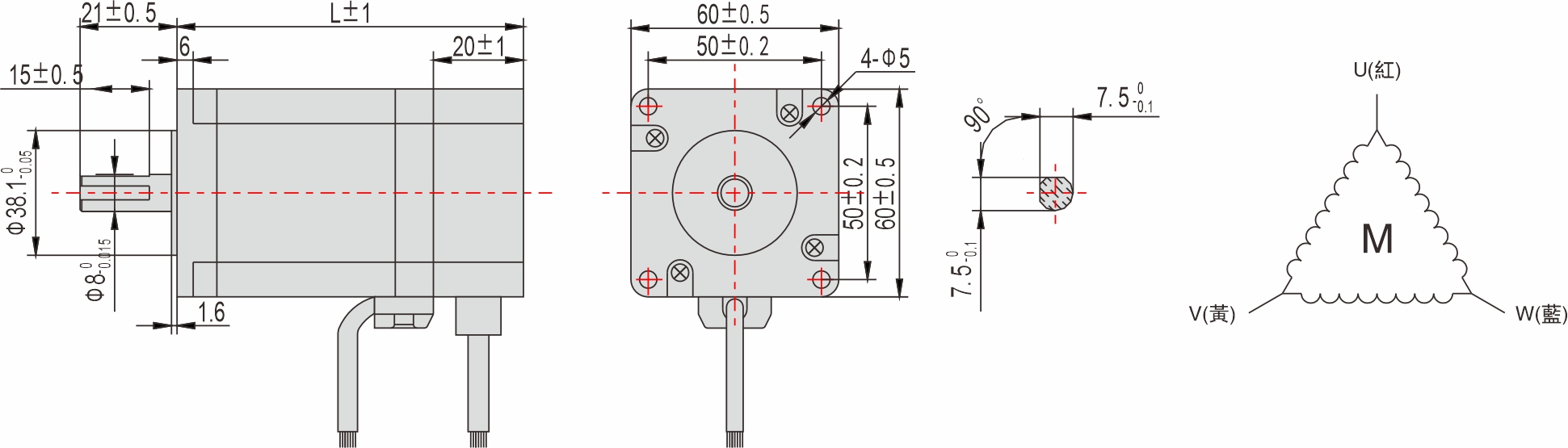 60mm 系列 閉回路步進(jìn)馬達(dá) 60mm 系列 閉回路步進(jìn)馬達(dá)