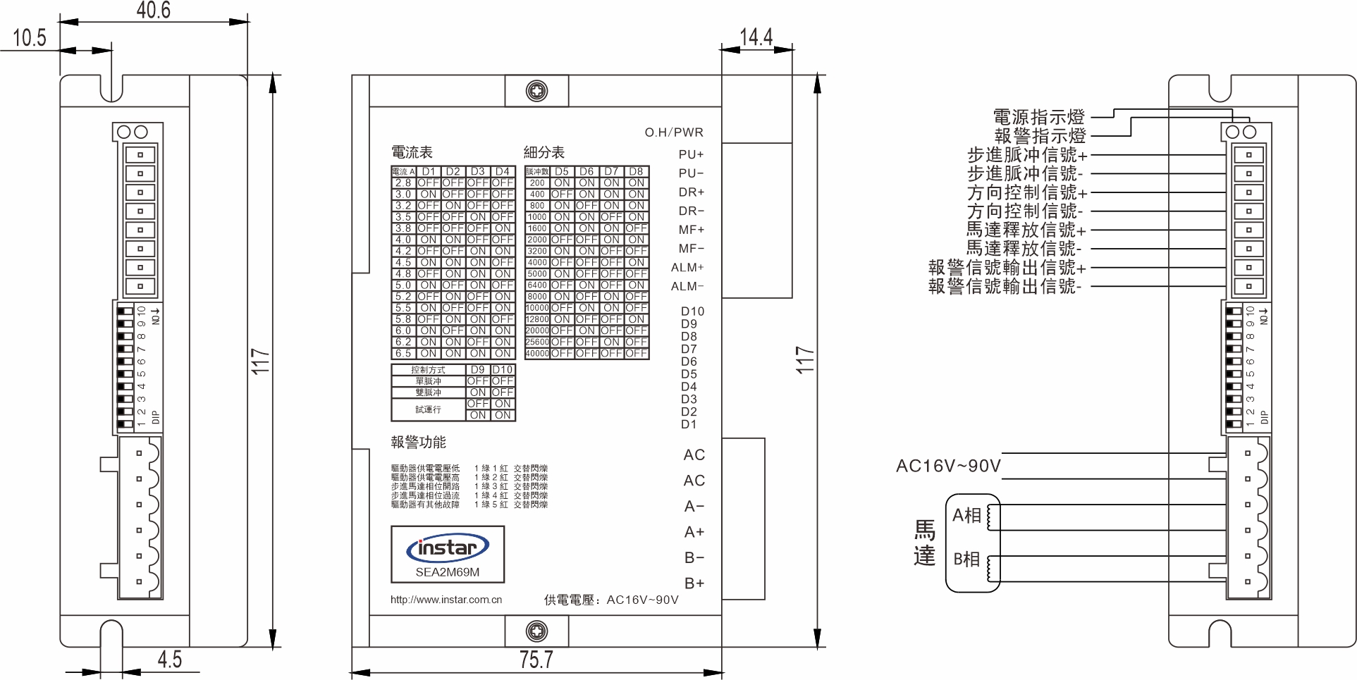 英士達(dá)機(jī)電 步進(jìn)馬達(dá)驅(qū)動(dòng)器 SEA2M69M 英士達(dá)機(jī)電 步進(jìn)馬達(dá)驅(qū)動(dòng)器 SEA2M69M